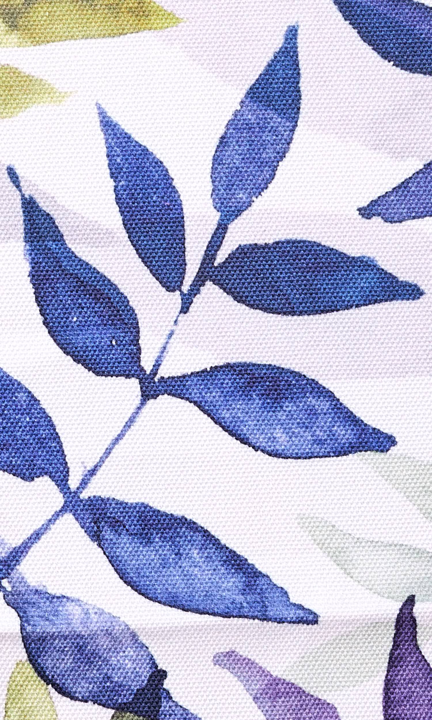 Floral Home Textile Fabric Material By the Yard (Purple/ Blue/ Green/ Gray)