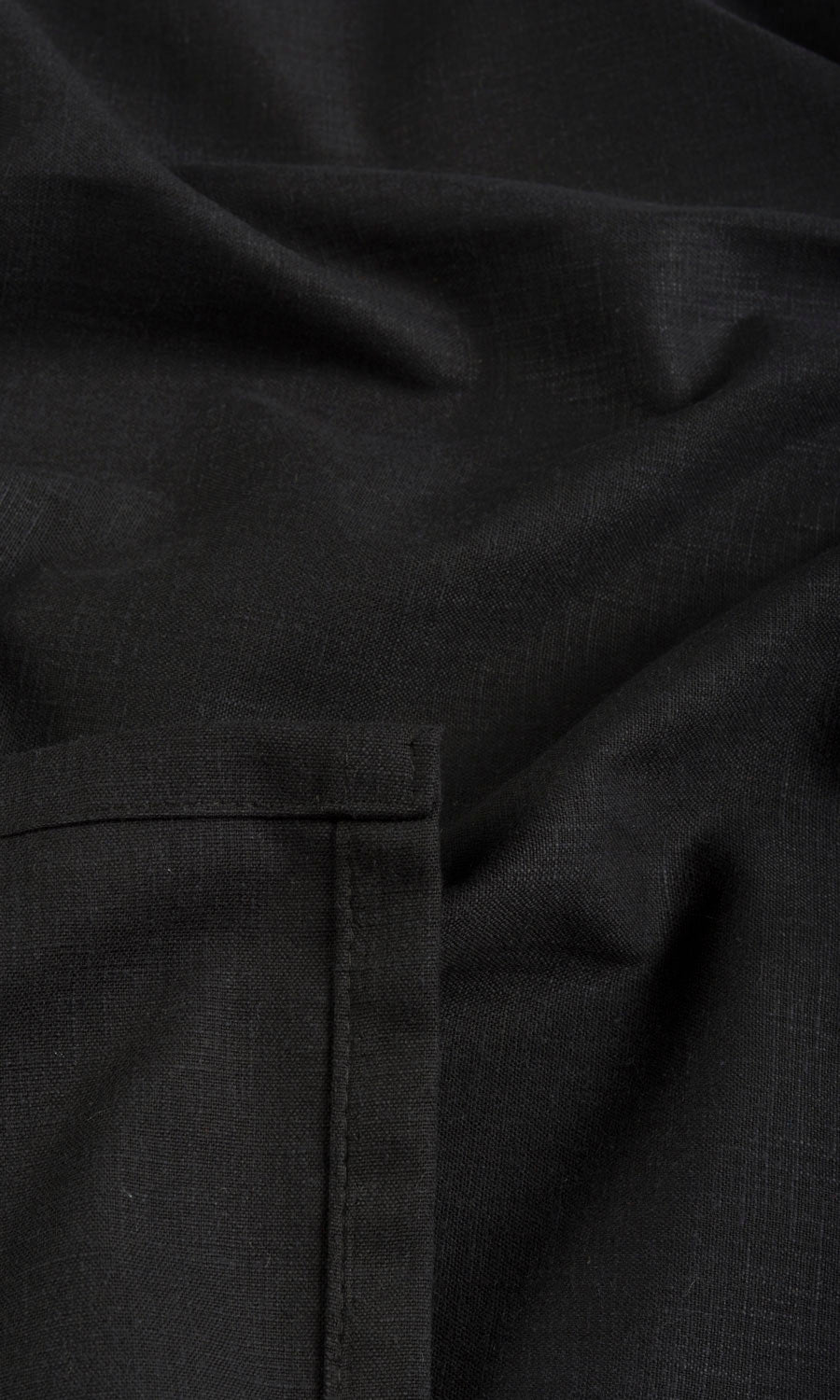 Poly-Cotton Fabric Sample for Roman Blinds & Shades (Charcoal)
