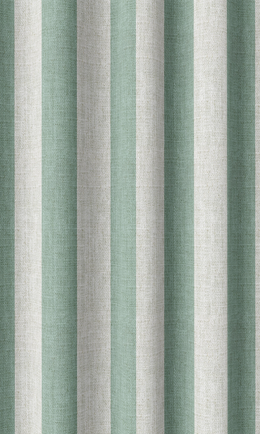 Striped Home Décor Fabric By the Metre (Egg Blue/ White)