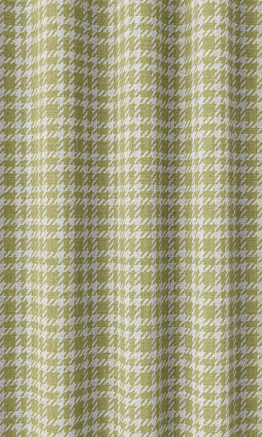Check Print Shades (Chartreuse Green/ White)