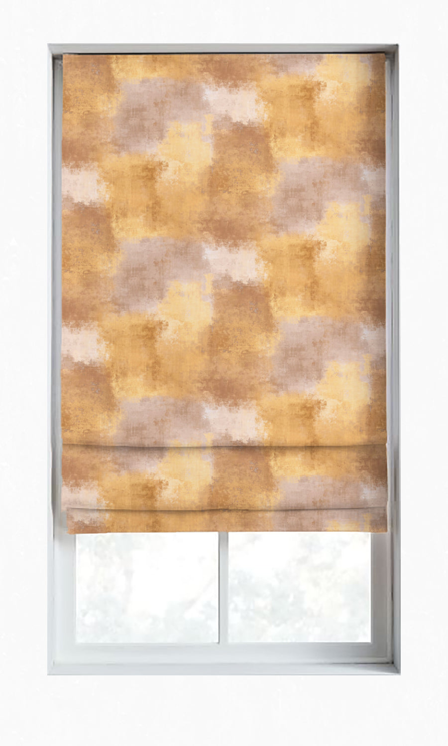 Dimout Window Treatments Fabric By the Yard (Bronze/ Yellow/ Brown)