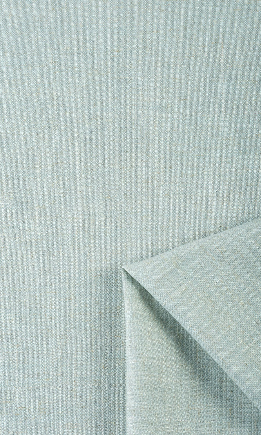Plain Linen-Blend Fabric Material By the Yard (Powder Blue)