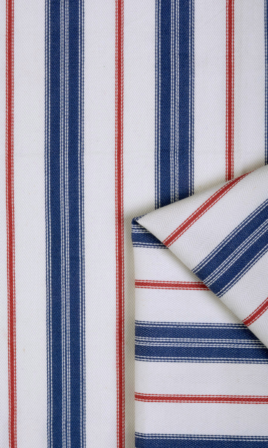Cotton Home Textile Fabric Material Sample (Red/ Blue)