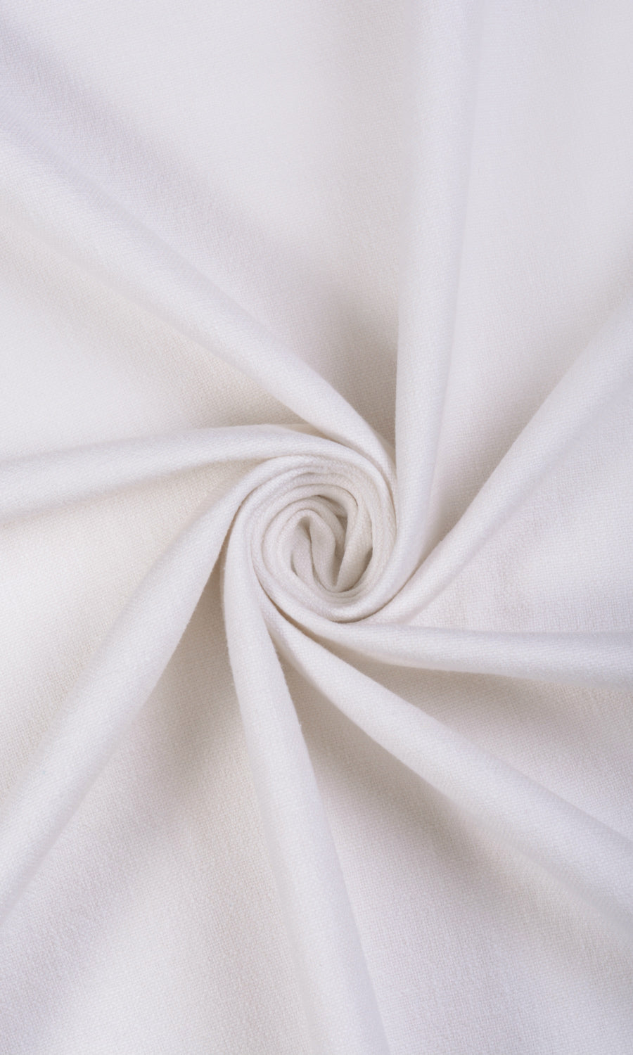Linen Blend Home Décor Fabric By the Yard (White)