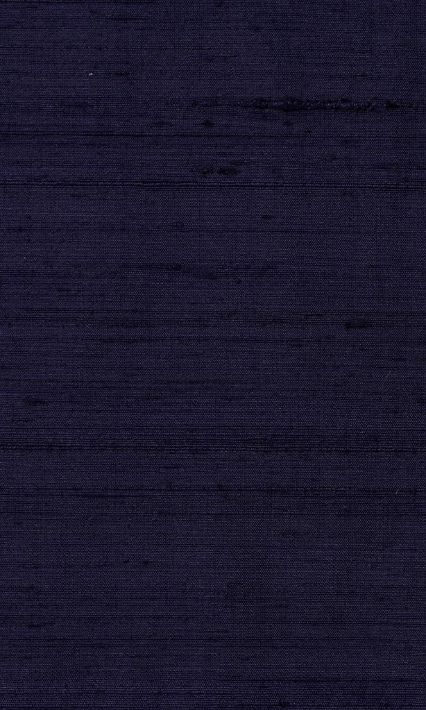 Pure Silk Home Textile Fabric Material By the Yard (Navy Blue)