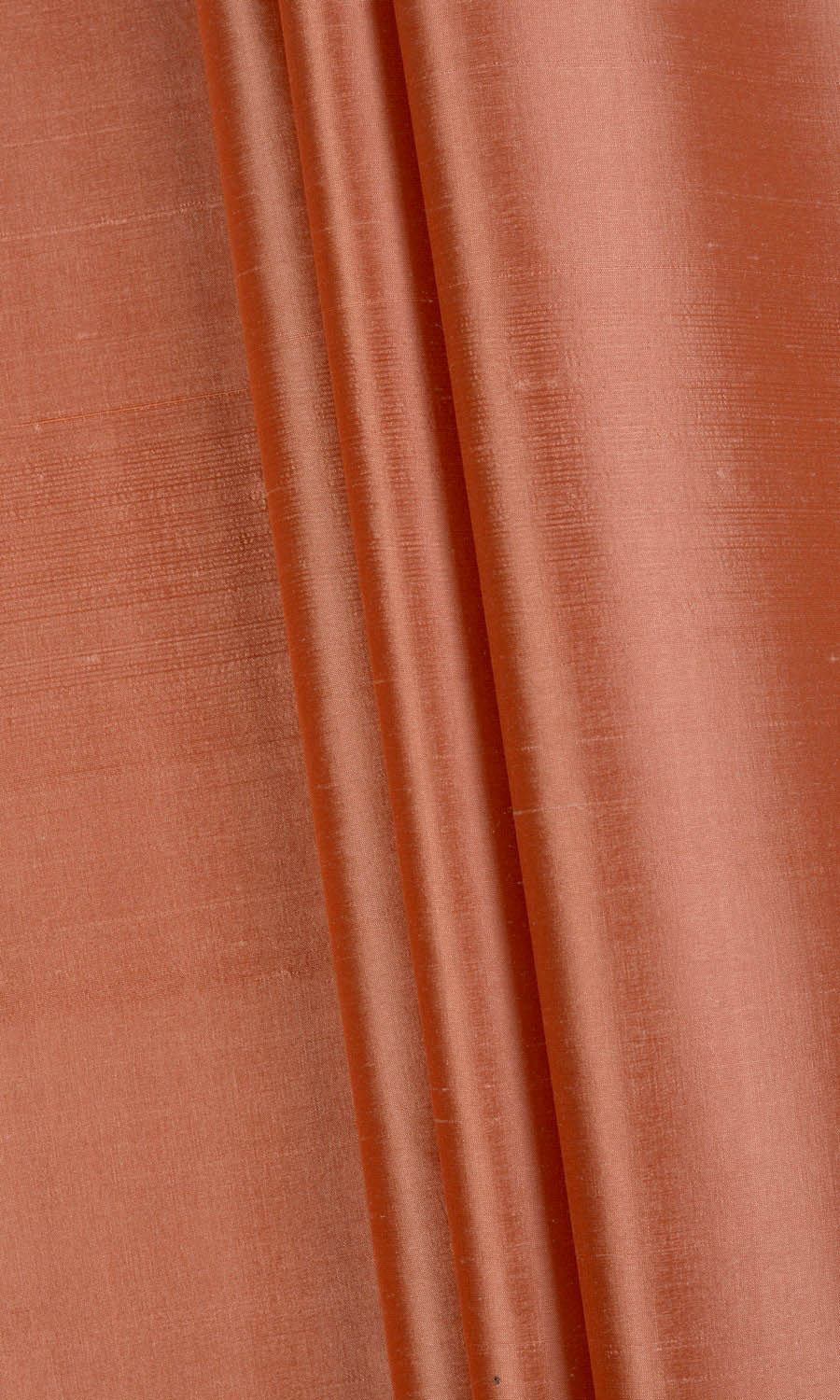 Shantung Silk Fabric By the Yard for Curtains & Drapes (Orange)