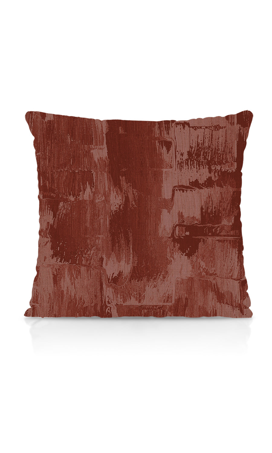 Watercolor Effect Striped Home Textile Fabric Material By the Metre (Red)