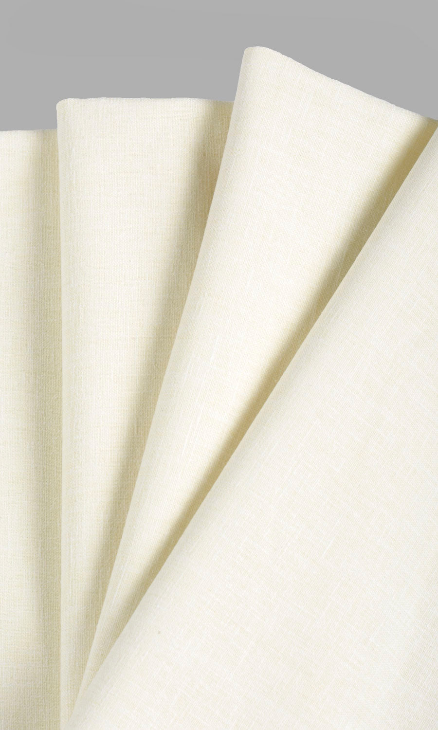 Linen Texture Home Décor Fabric By the Yard (Ivory)