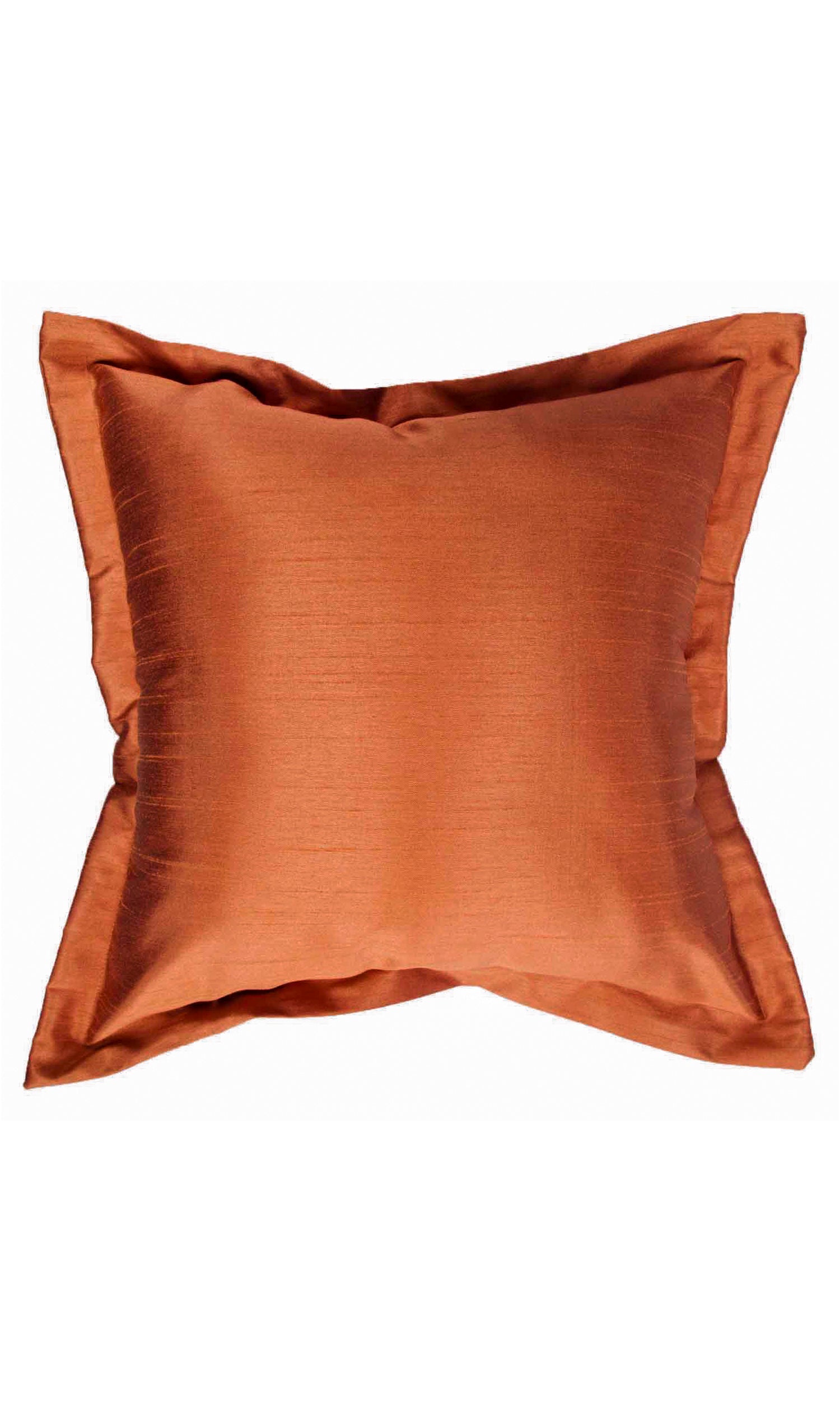 Faux Silk Fabric Material By the Metre (Red/ Orange)