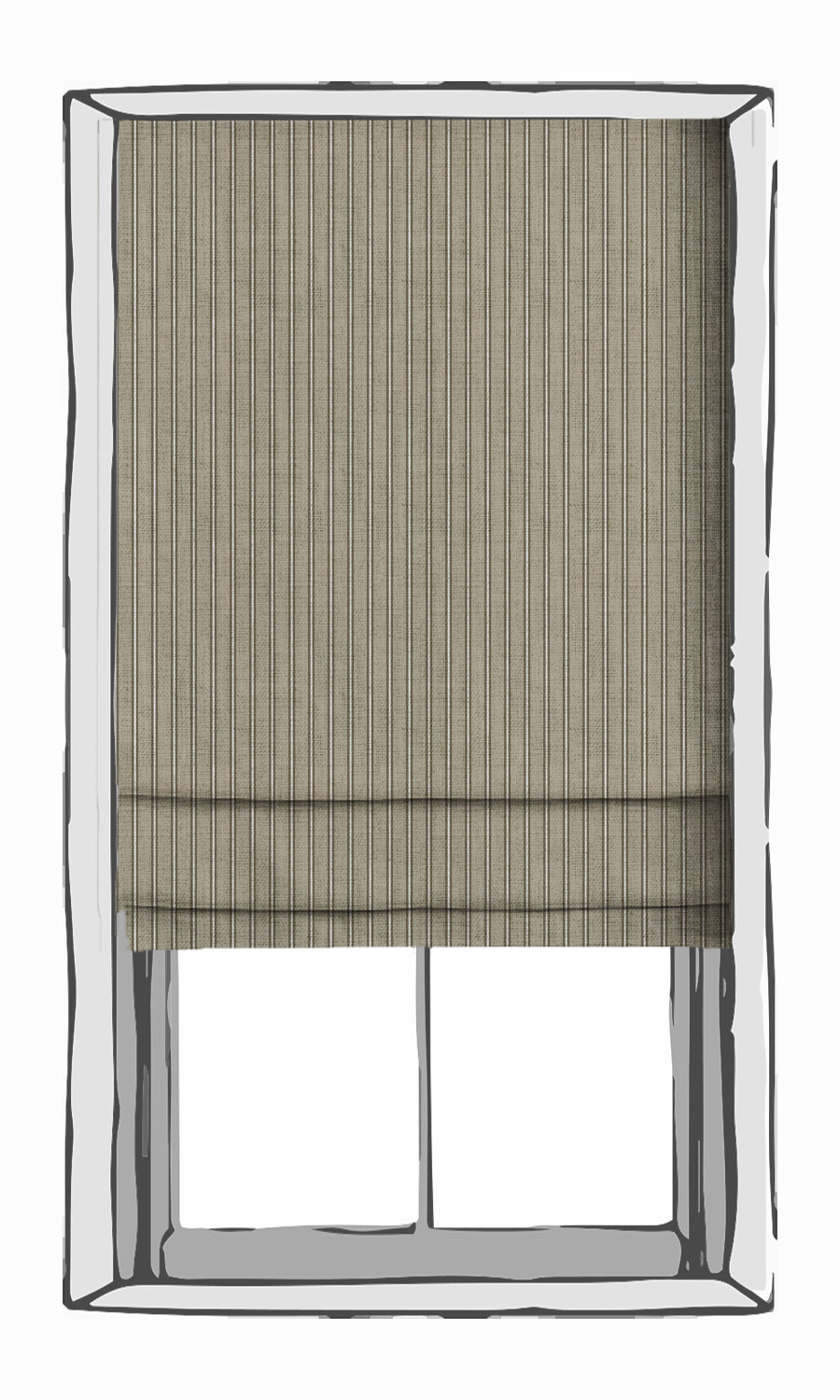 Geometric Print Fabric Material By the Yard (Beige/ Brown)