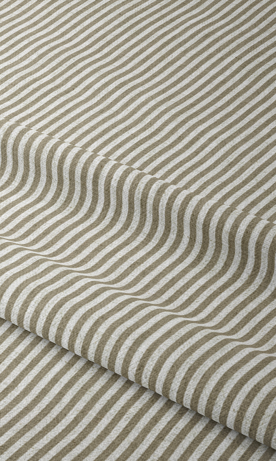 Modern Geometric Patterned Home Textile Fabric Material Sample (Green-Beige)