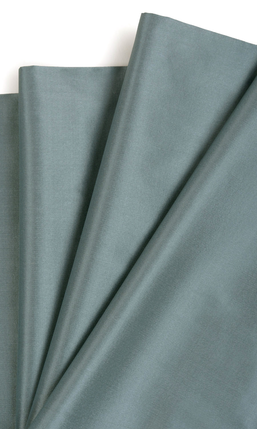Shantung Silk Home Textile Fabric Material Sample (Steel Blue/ Grey)