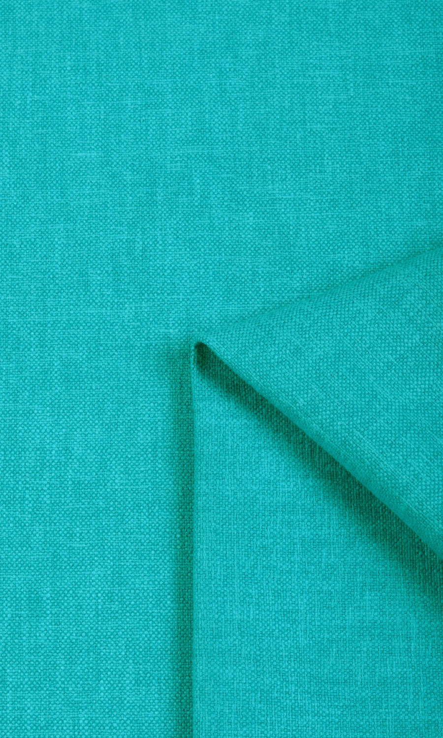 Linen-Blend Fabric Material By the Yard (Turquoise Blue)