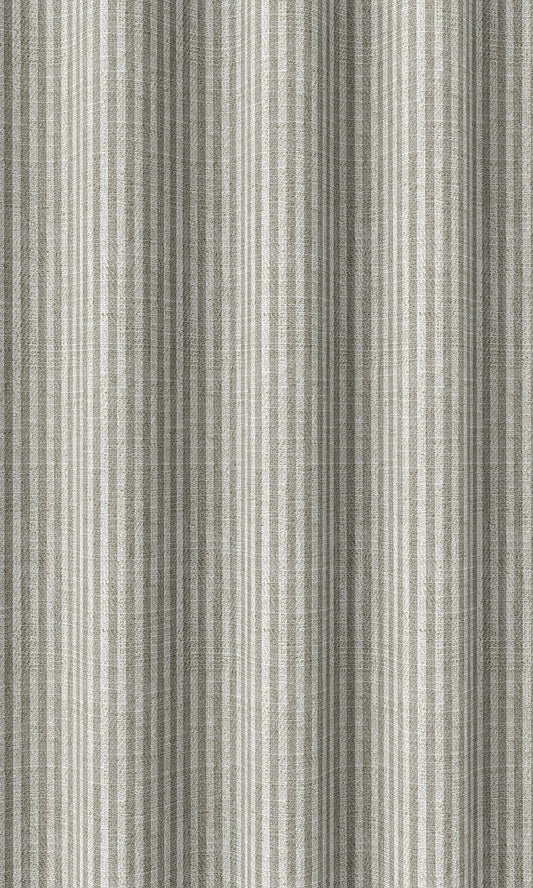 Modern Striped Home Décor Fabric By the Yard (Grey/ White)