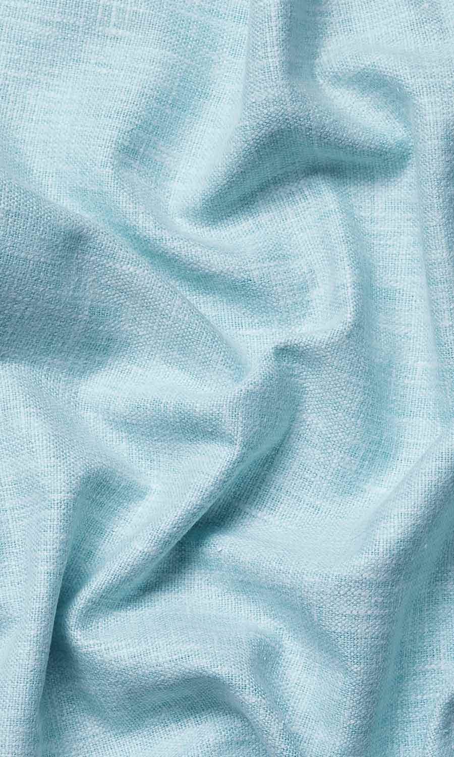 Cotton Blend Window Treatments Fabric By the Yard (Light Blue)