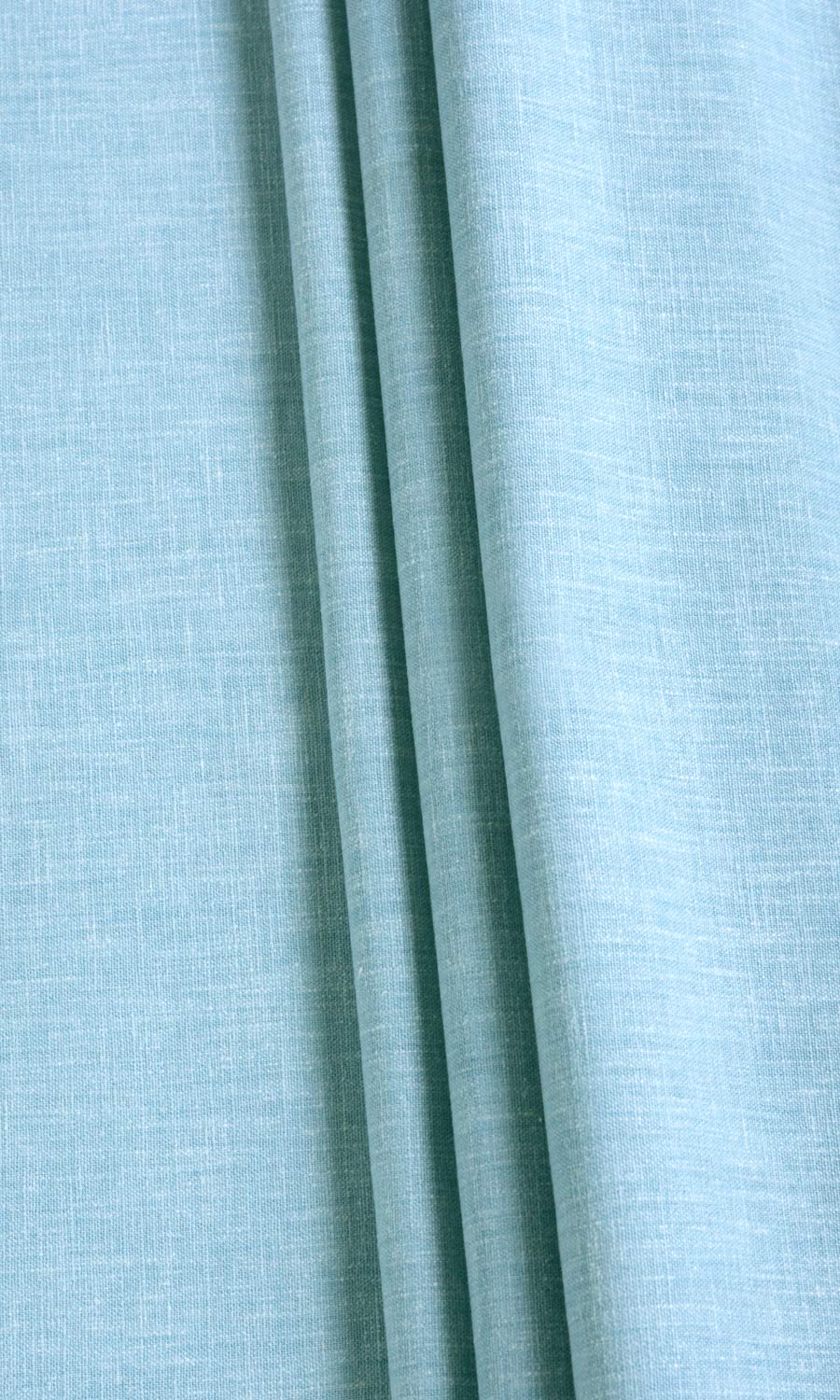 Poly-Cotton Blend Home Décor Fabric By the Yard (Aqua Blue)