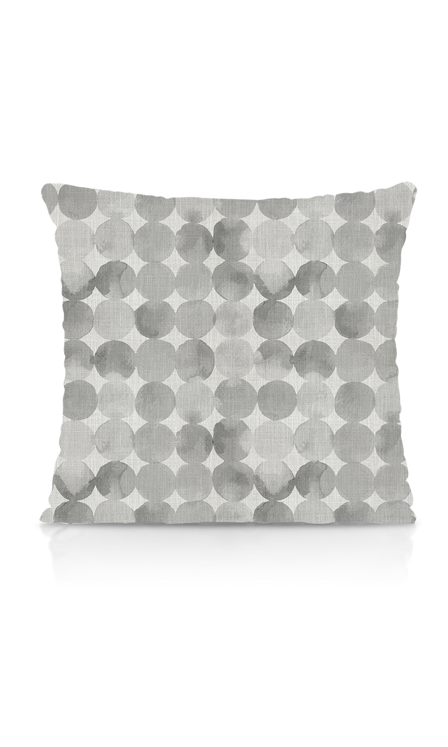 Polka Dot Home Textile Fabric Material By the Metre (Pewter Grey/ White)