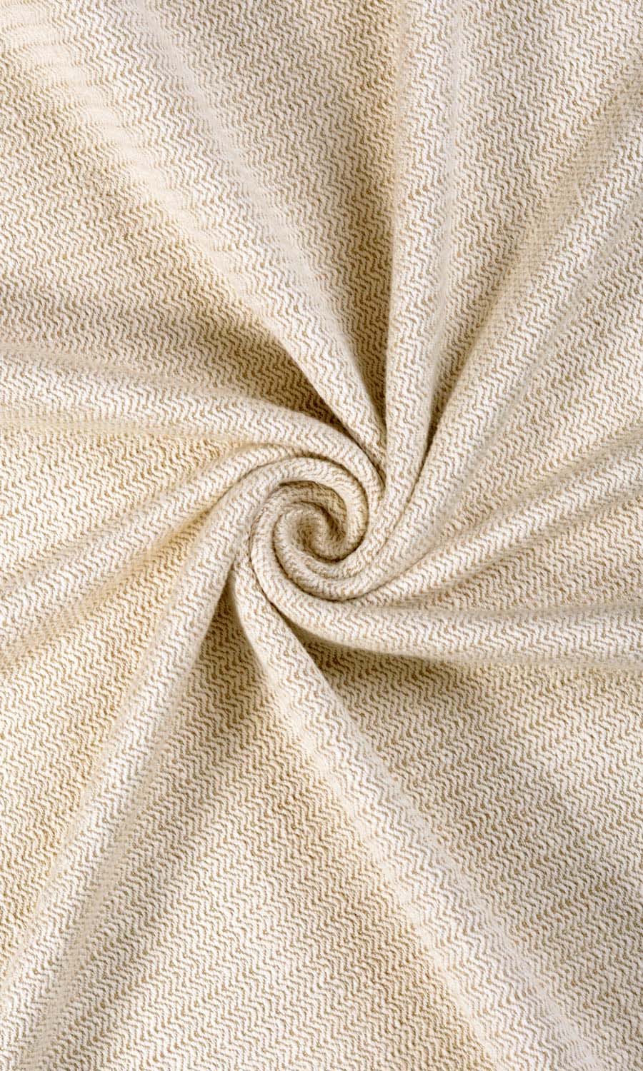 Textured Fabric Material By the Yard (Sepia Beige/ Off White)