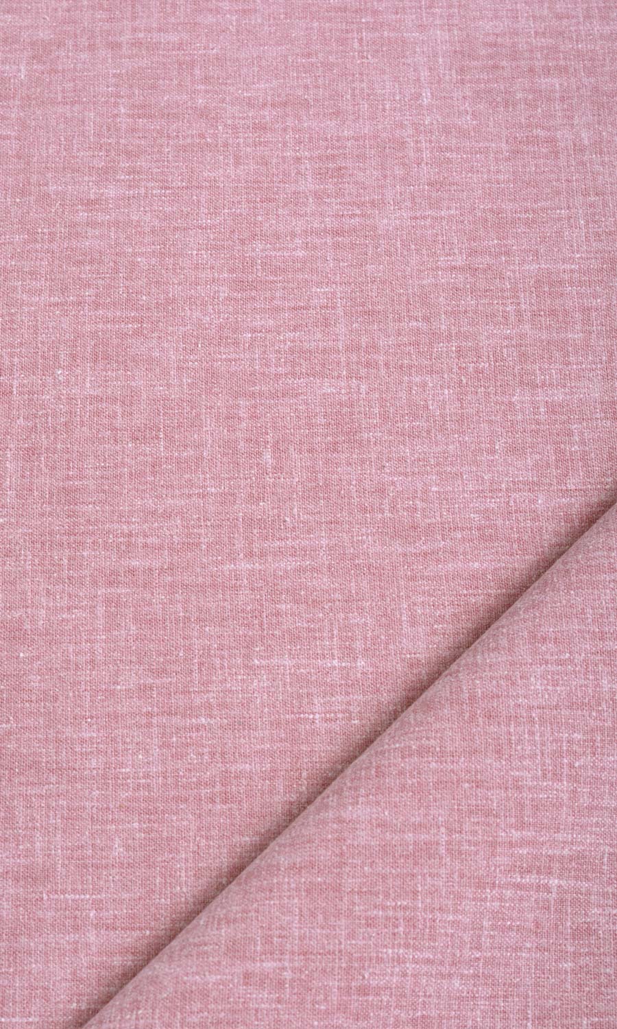 Poly-Cotton Blend Home Textile Fabric Material By the Yard (Rose Pink)