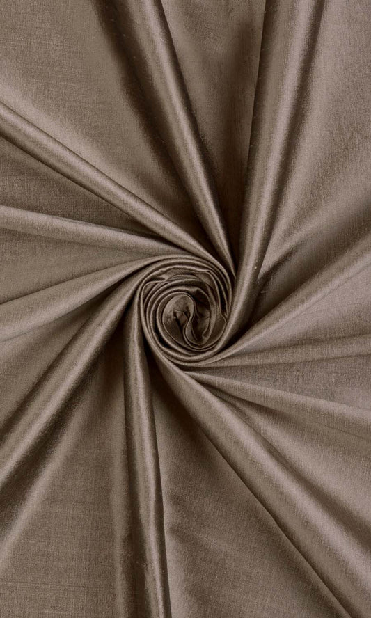 Shantung Silk Shades (Mocha Brown)