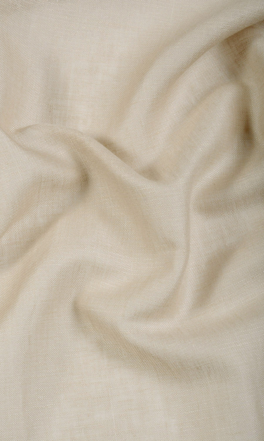 Linen Blend Sheer Home Décor Fabric By the Yard (Beige)