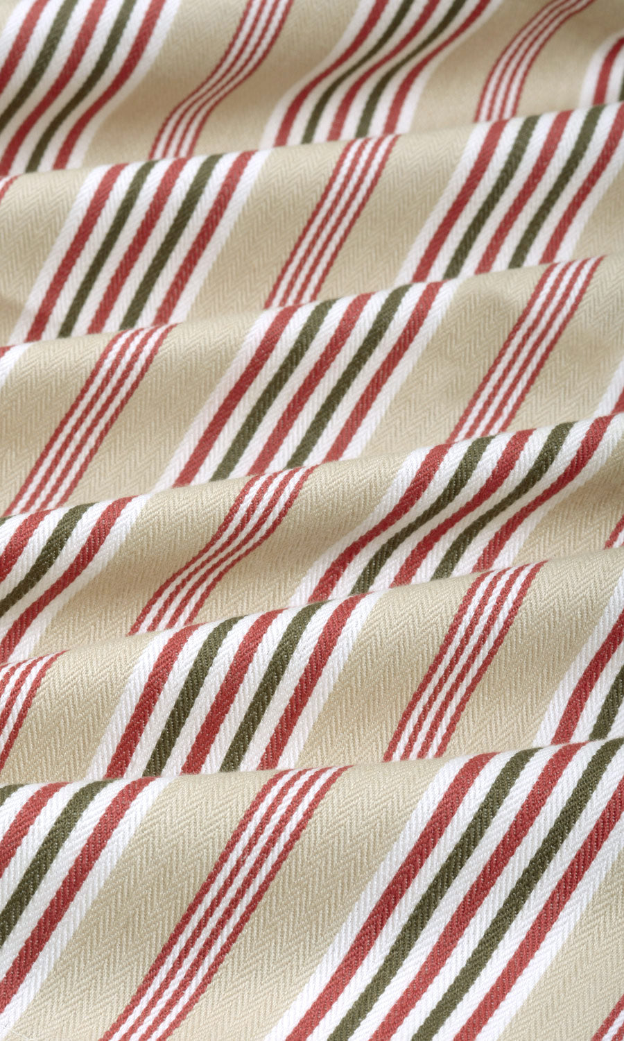 Cotton Fabric Sample for Roman Blinds & Shades (Brown/ Beige/ Red)