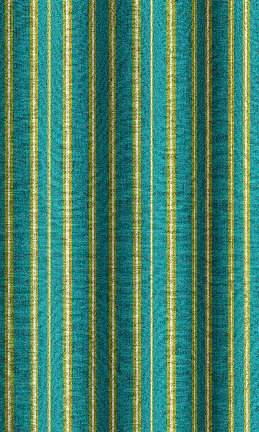 Striped Print Home Décor Fabric By the Yard (Blue/ Green)