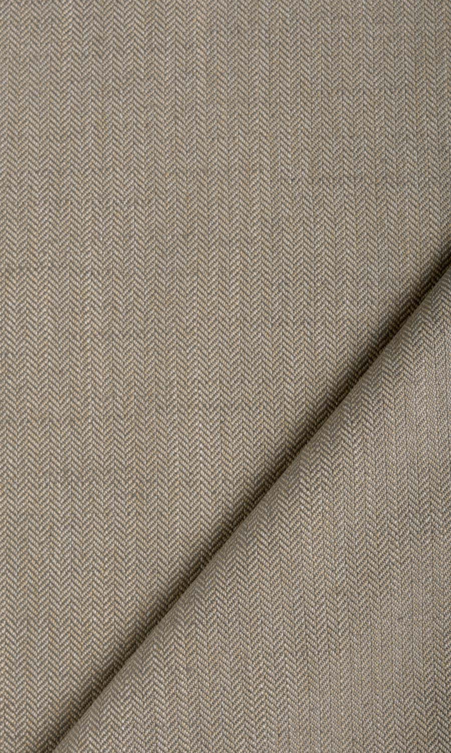 Herringbone Textured Home Textile Fabric Material By the Yard (Mocha Brown)