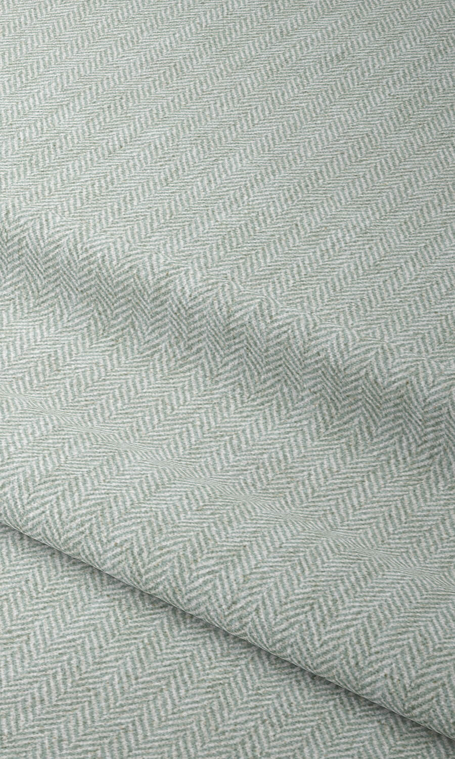 Herringbone Textured Home Textile Fabric Material By the Yard (Pastel Blue)