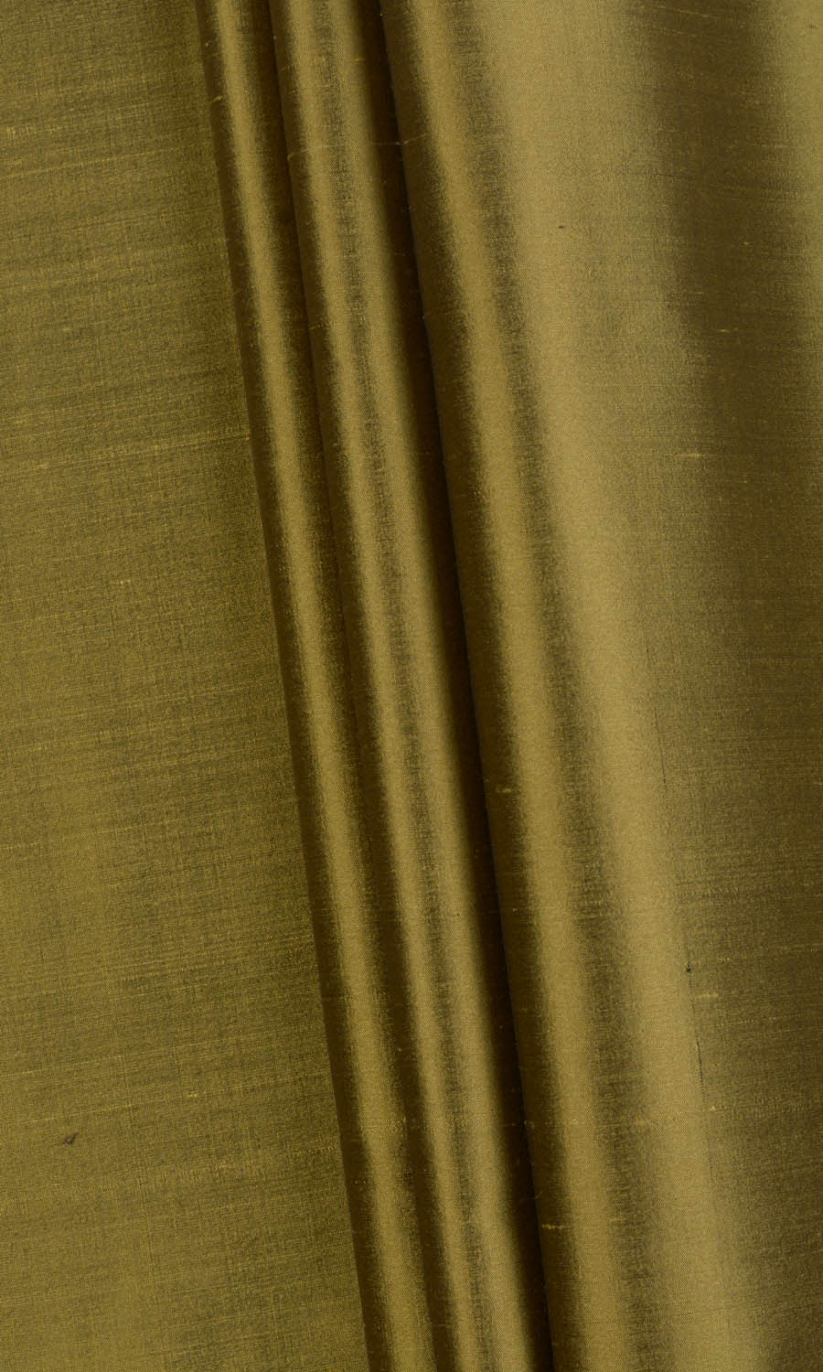 Shantung Silk Fabric By the Yard for Curtains & Drapes (Olive Green)