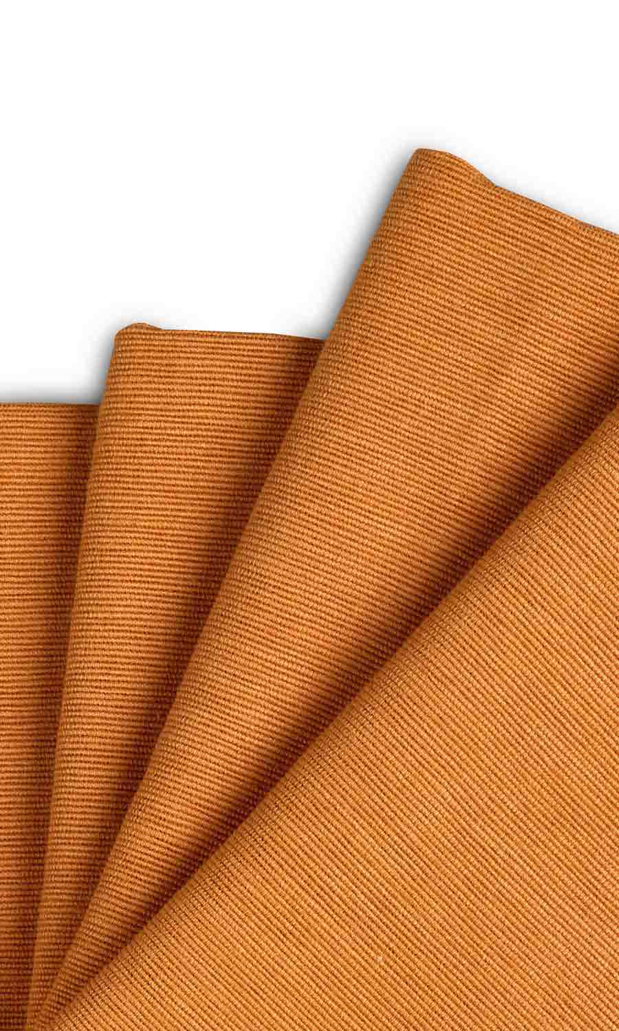 Cotton Home Textile Fabric Material By the Yard (Ochre Orange)