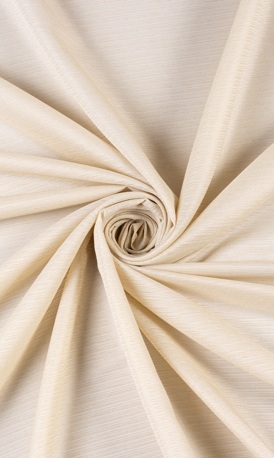 Striped Sheer Home Textile Fabric Material By the Yard (Champagne Beige)