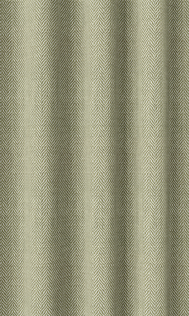 Herringbone Textured Home Décor Fabric Sample (Green)