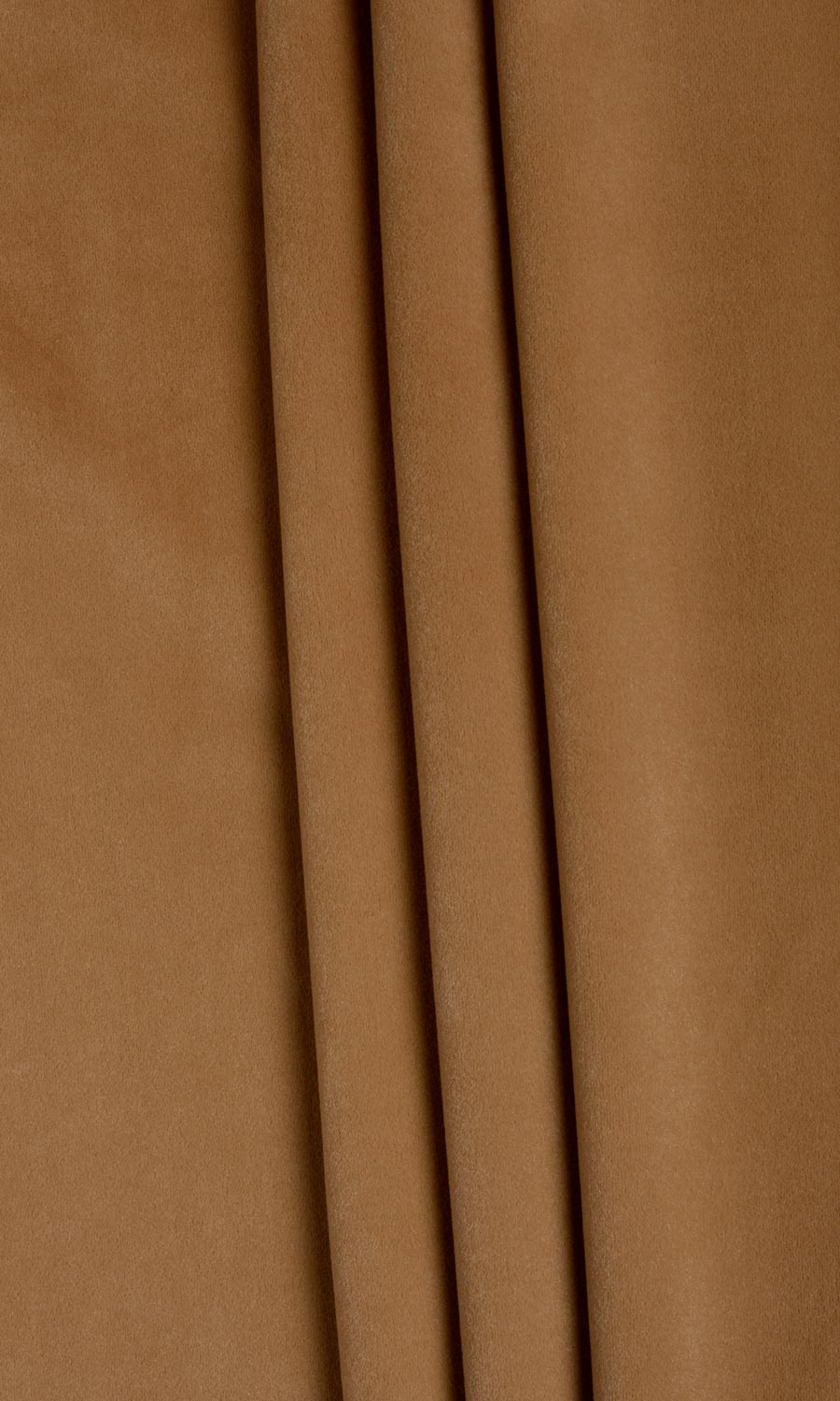 Velvet Free Fabric Material Sample (Burnt Orange/ Brown)