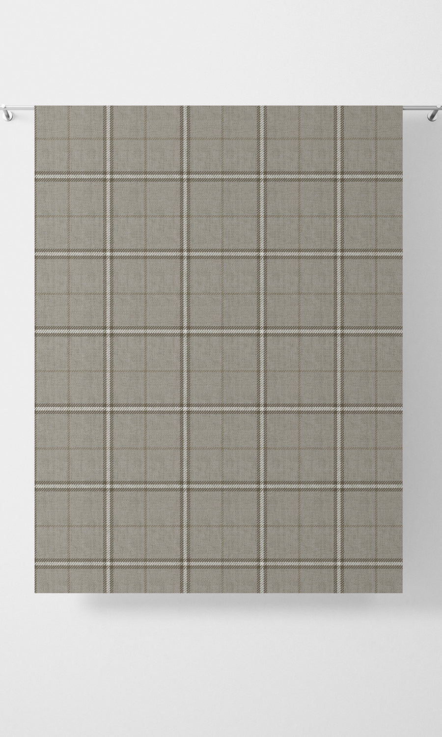 Striped Home Textile Fabric Material By the Yard (Warm Grey/ Beige)
