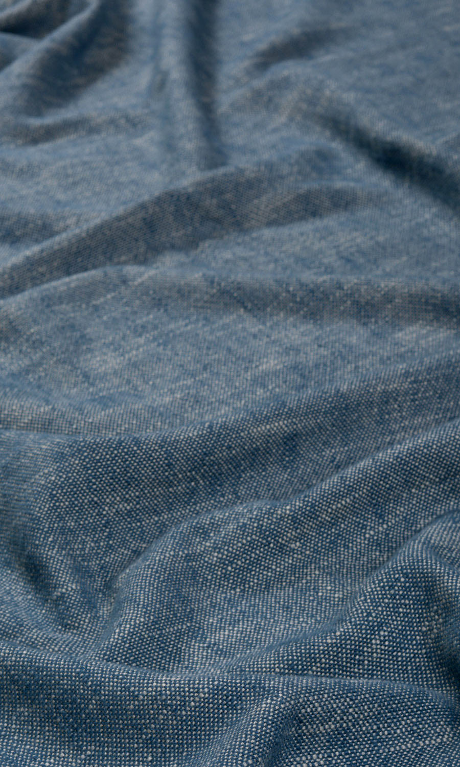 Plain Cotton Fabric By the Yard for Curtains & Drapes (Navy Blue)