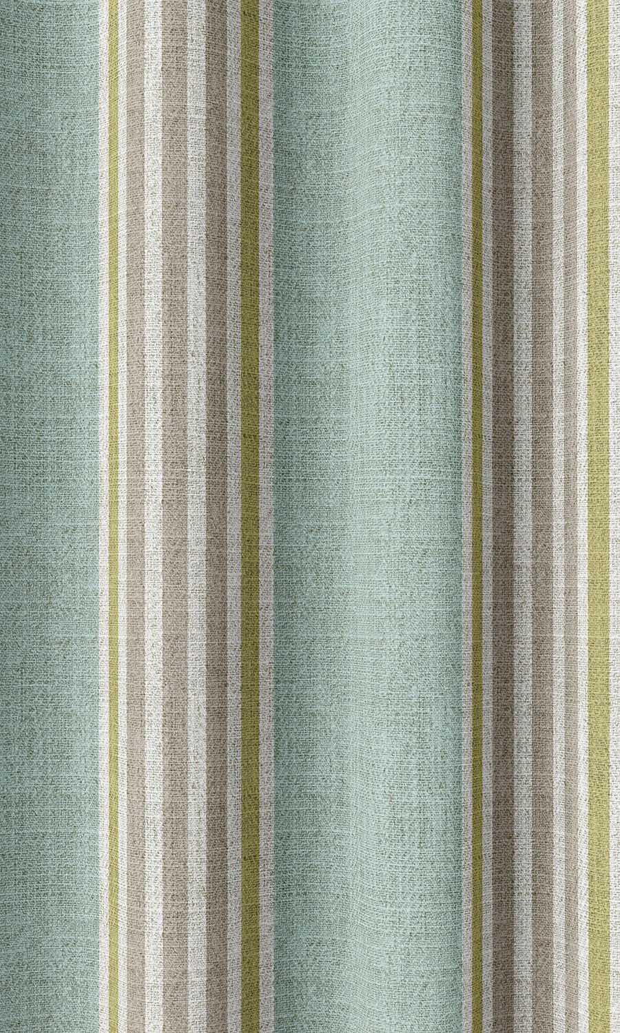 Striped Home Décor Fabric Sample (Turquoise Blue/ Green)
