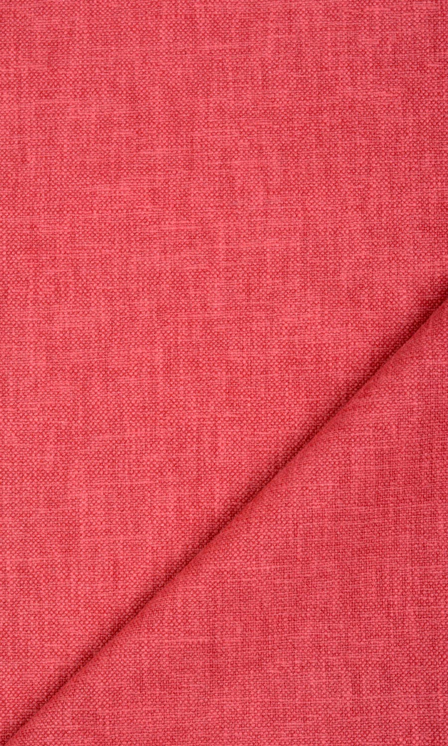 Linen-Blend Fabric By the Yard for Curtains & Drapes (Red)