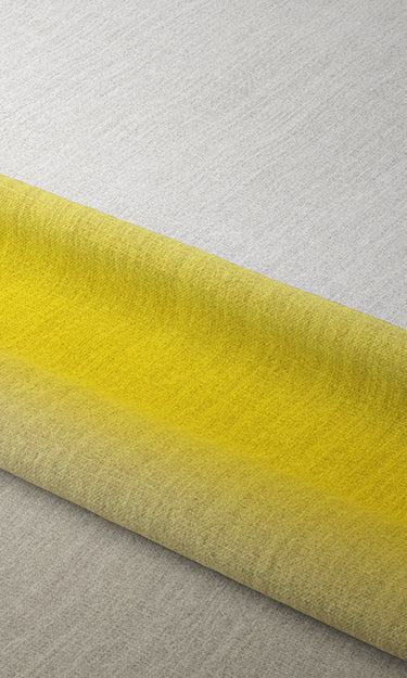 3-Tone Ombre Fabric Material By the Yard (Yellow/ Beige)