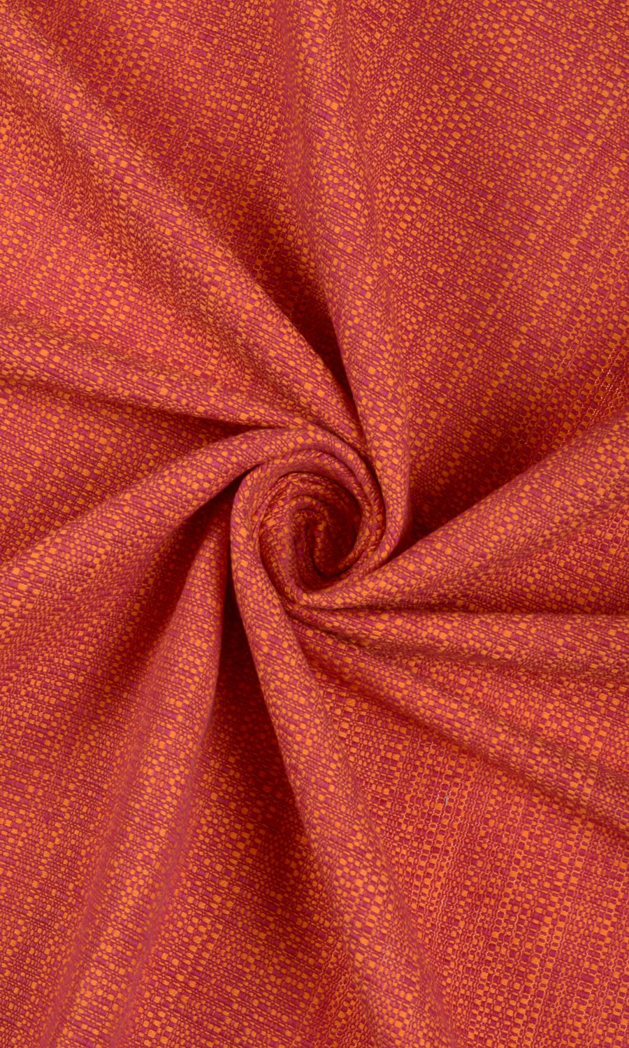 Cotton Home Textile Fabric Material Sample (Orange Red)