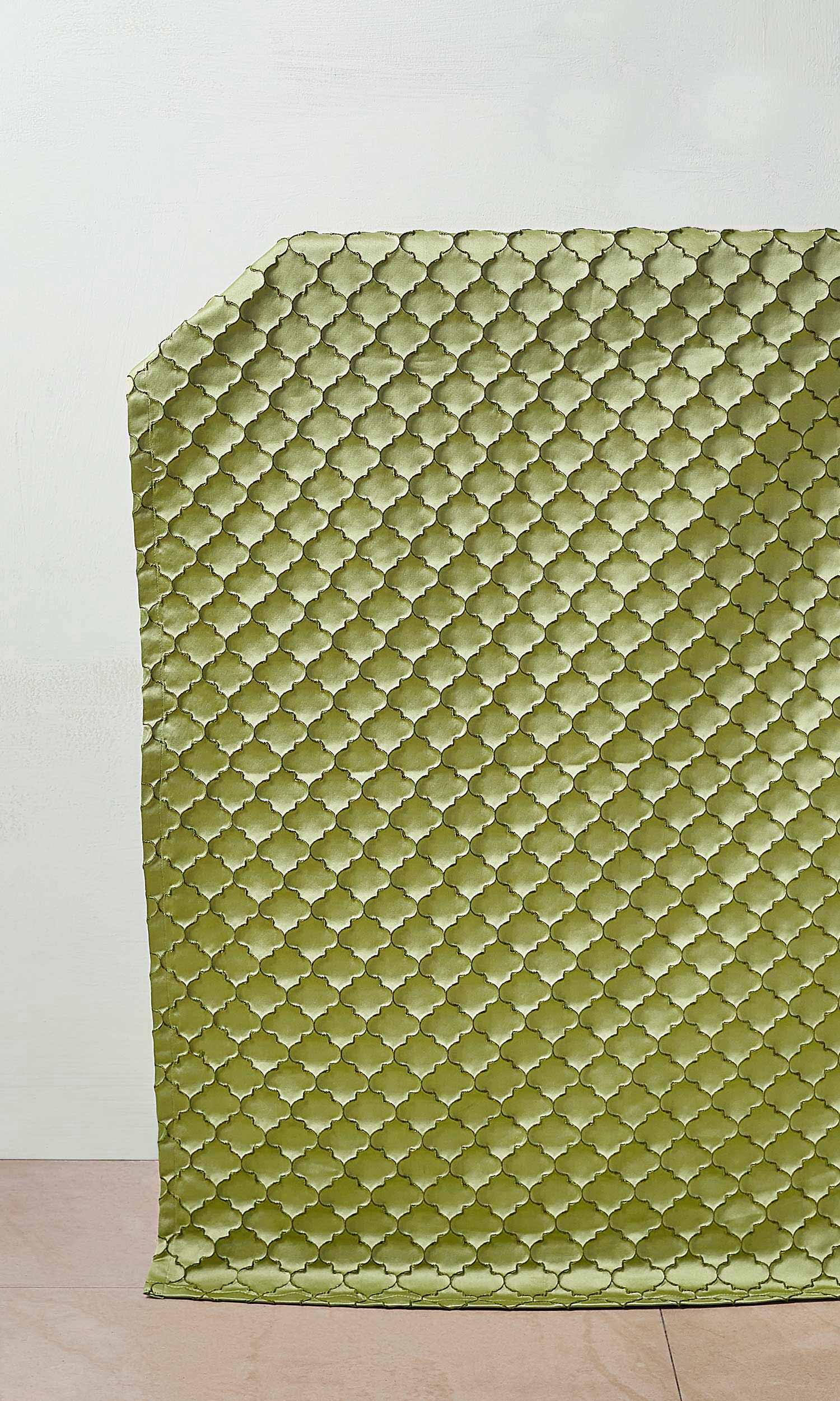 Silk Blend Window Treatments Fabric By the Yard (Green)