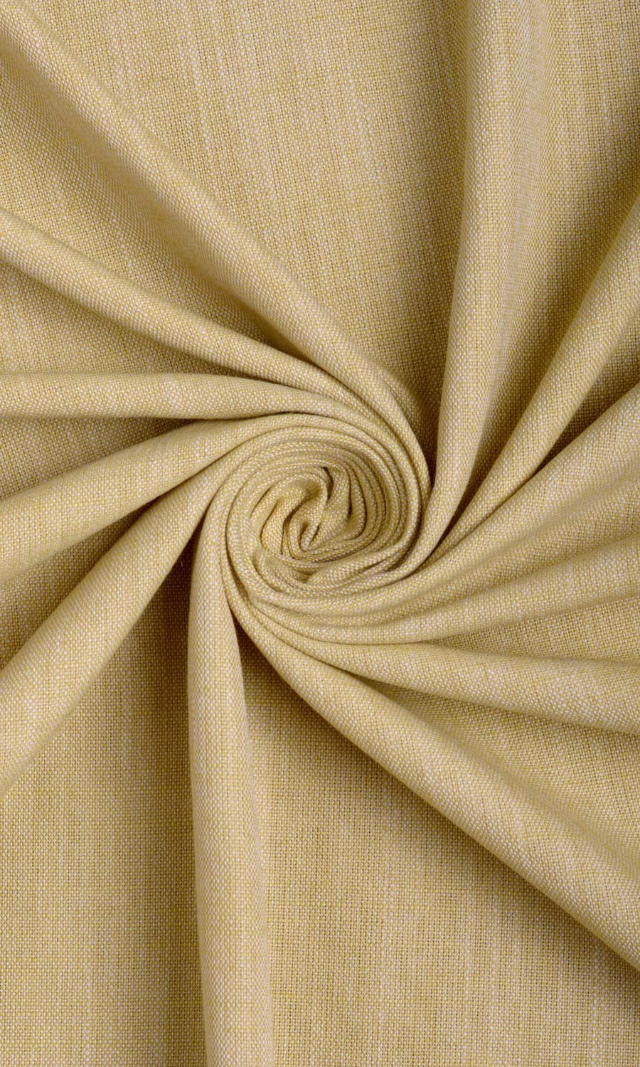 Plain Linen Texture Home Décor Fabric By the Yard (Ochre Yellow)