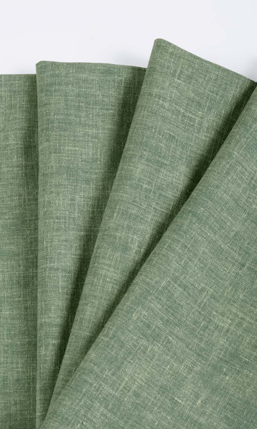 Poly-Cotton Blend Window Treatments Fabric Sample (Jade)