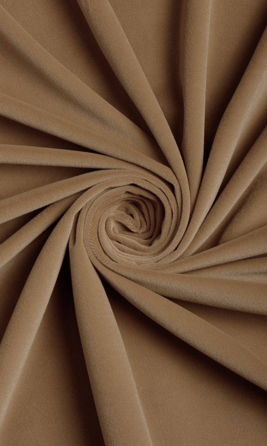 Velvet Home Décor Fabric Sample (Burnt Orange/ Brown)