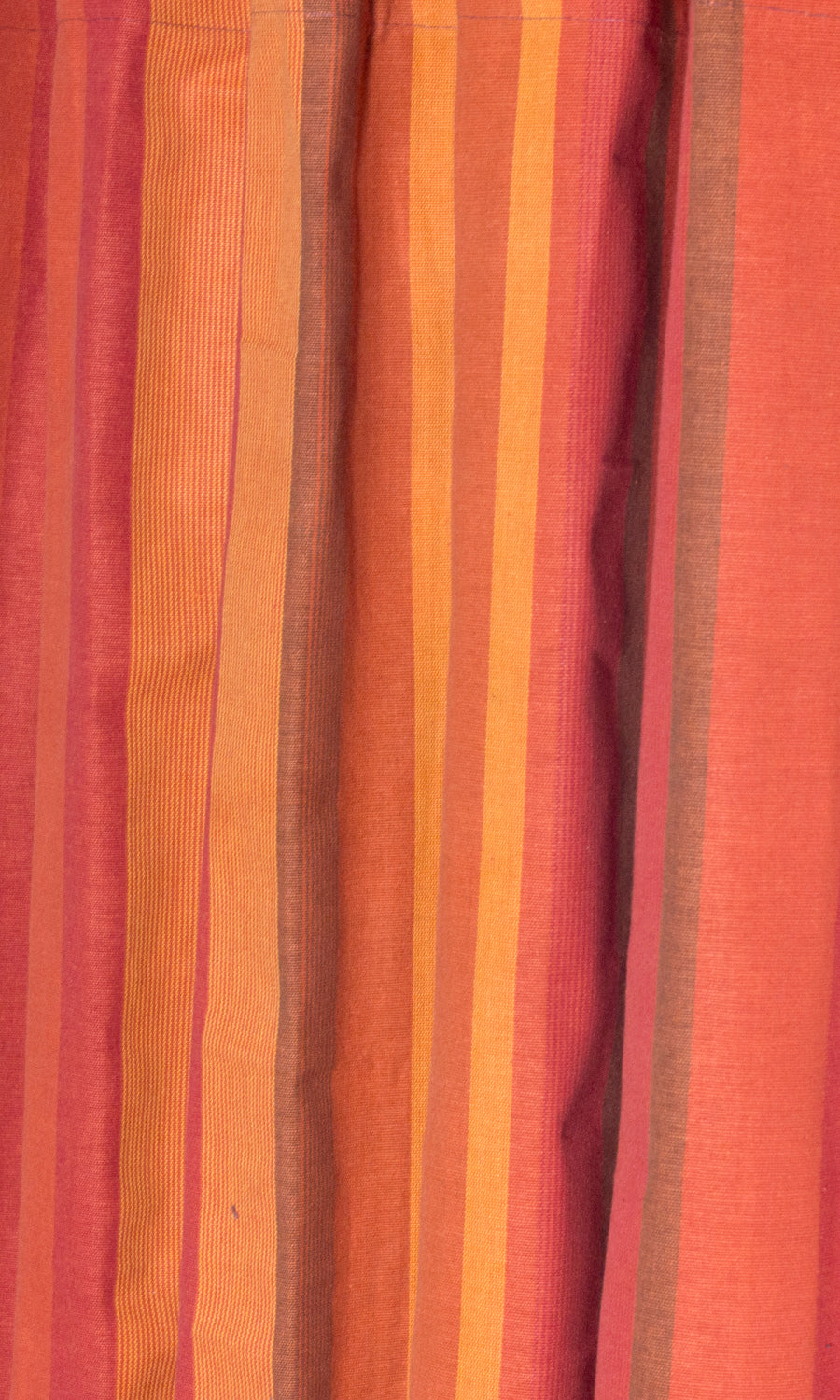 Cotton Window Treatments Fabric Sample (Orange)