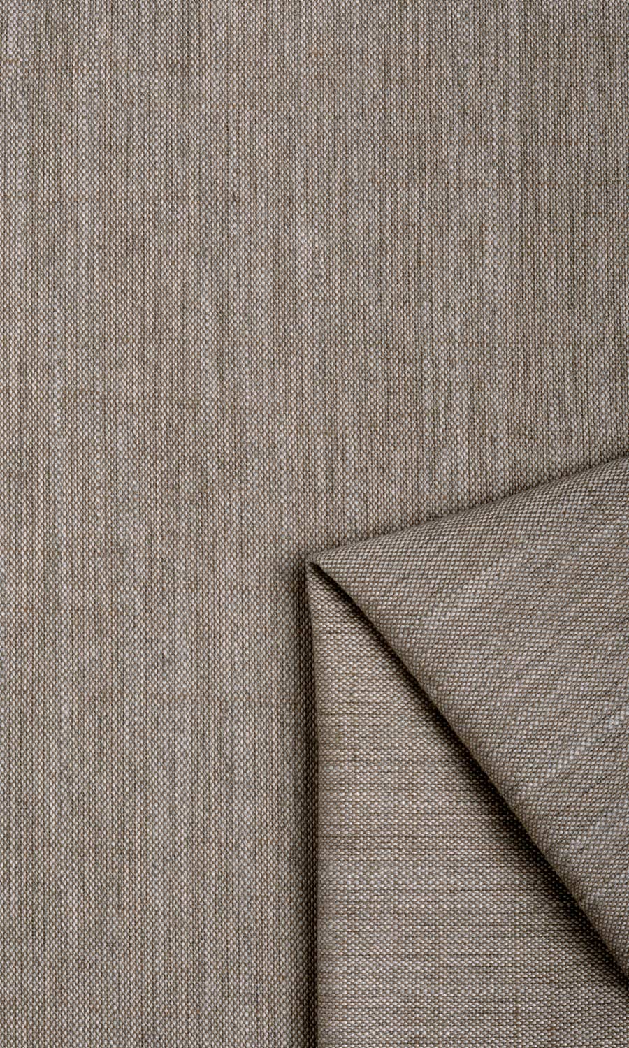 Plain Linen Texture Fabric Material By the Yard (Taupe/ Brown)