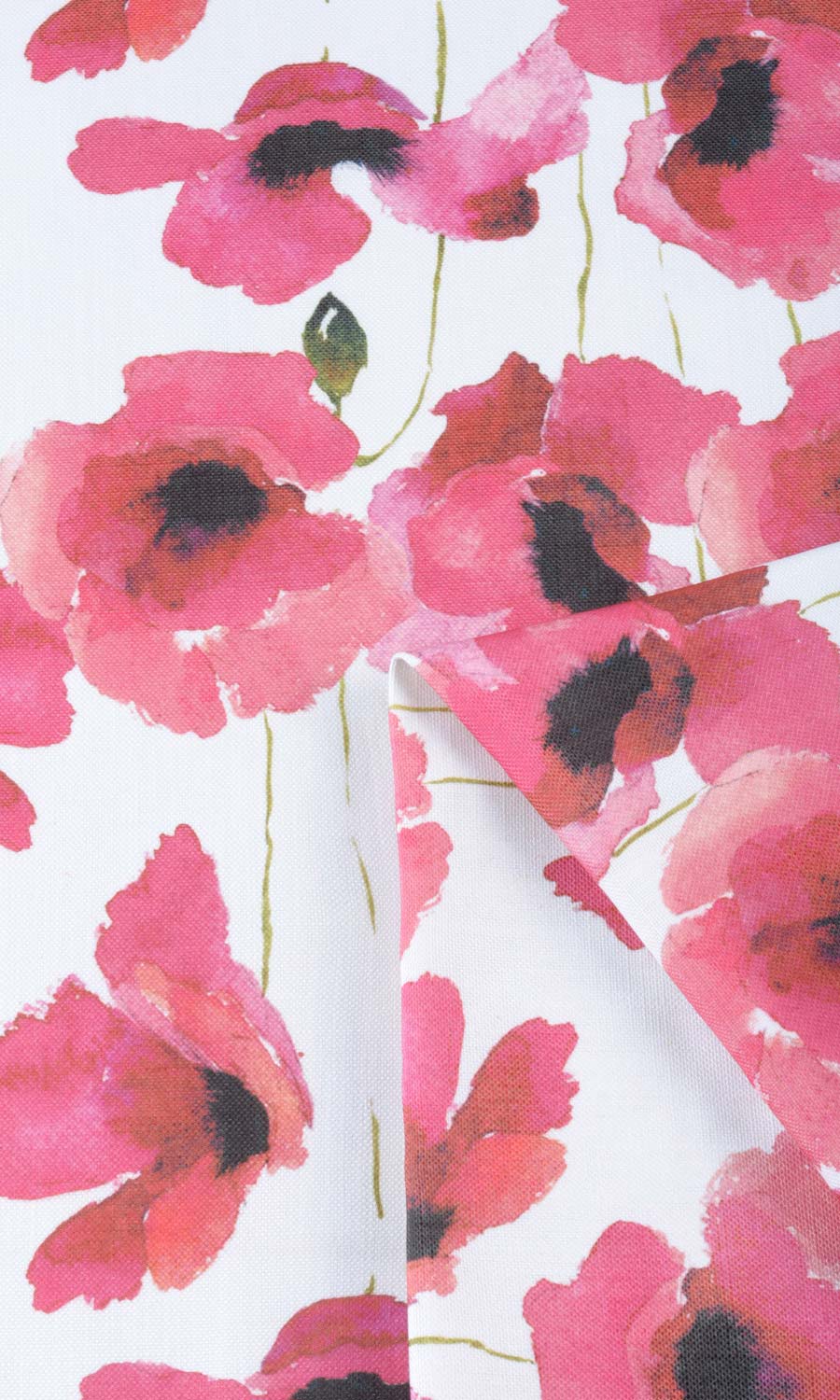 Water Lilies Floral Home Textile Fabric Material By the Yard (Pink)