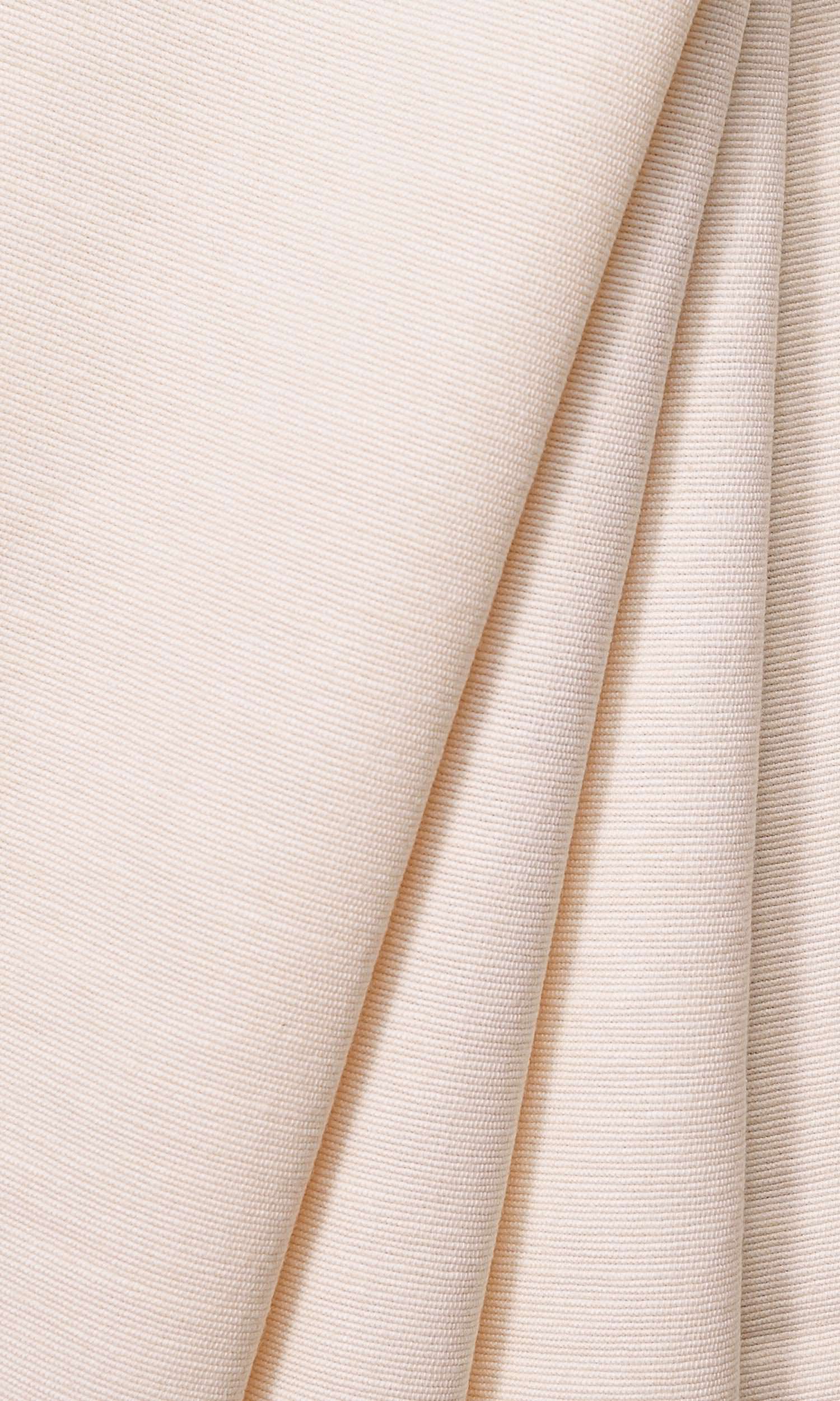 Cotton Window Treatments Fabric By the Yard (White/ Ivory)