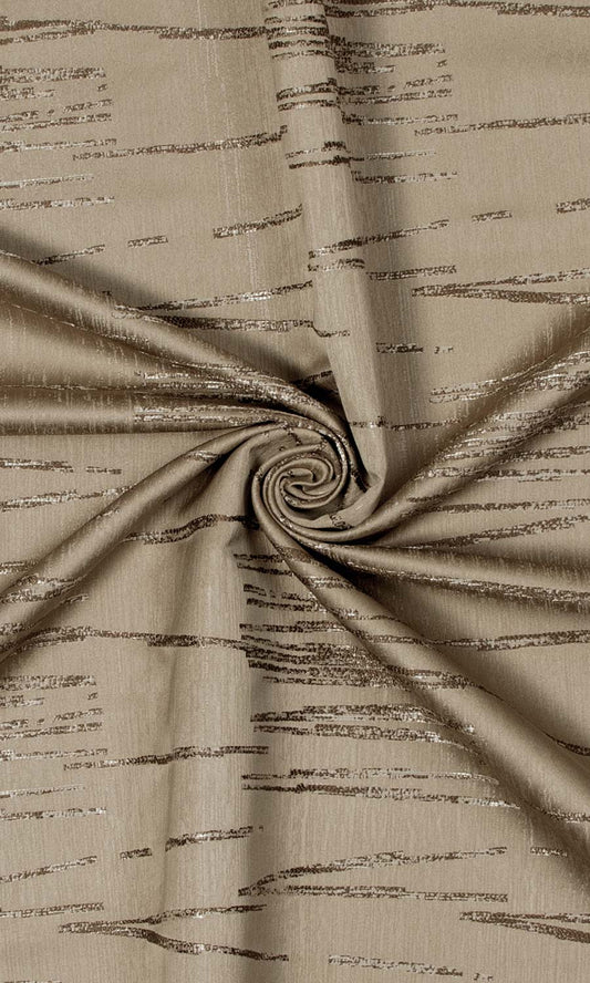 Abstract Patterned Home Décor Fabric By the Yard (Mocha Coffee)