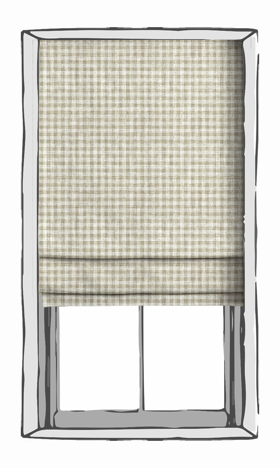 Modern Striped Fabric Material By the Yard (Beige/ White)